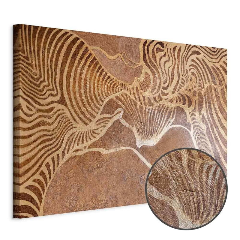Produktvy av Labyrinth of nature wide. En rund detaljförstoring visar den strukturerade gelytan.