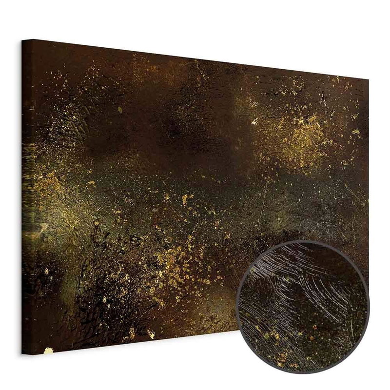 Produktvy av Golden constellation wide. En rund detaljförstoring visar den strukturerade gelytan.