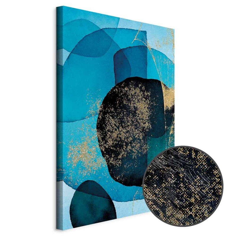 Produktvy av Ocean kaleidoscope. En rund detaljförstoring visar den strukturerade gelytan.