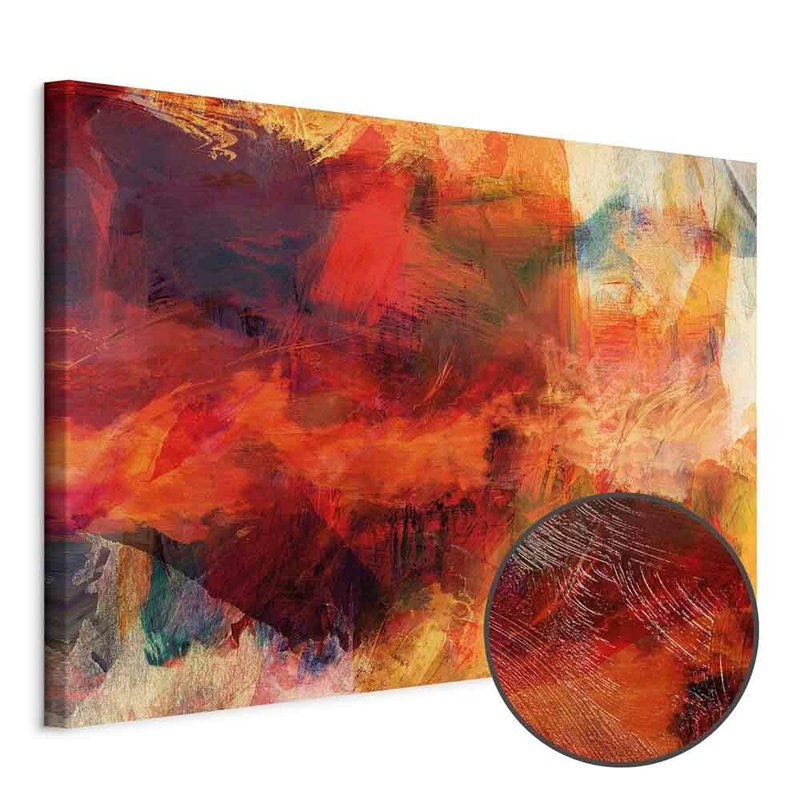 Produktvy av Explosion of wild colors. En rund detaljförstoring visar den strukturerade gelytan.