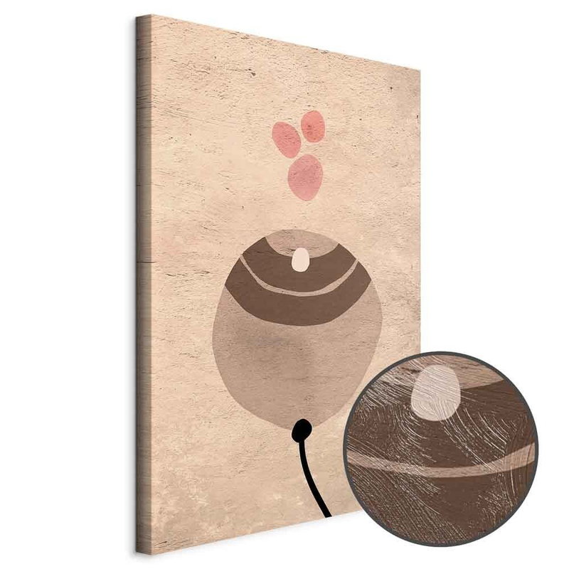 Produktvy av Sand balloon. En rund detaljförstoring visar den strukturerade gelytan.