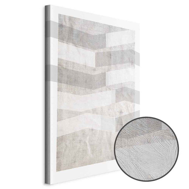 Produktvy av Chiaroscuro. En rund detaljförstoring visar den strukturerade gelytan.