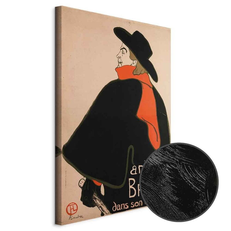 Produktvy av Aristide bruant dans son. En rund detaljförstoring visar den strukturerade gelytan.
