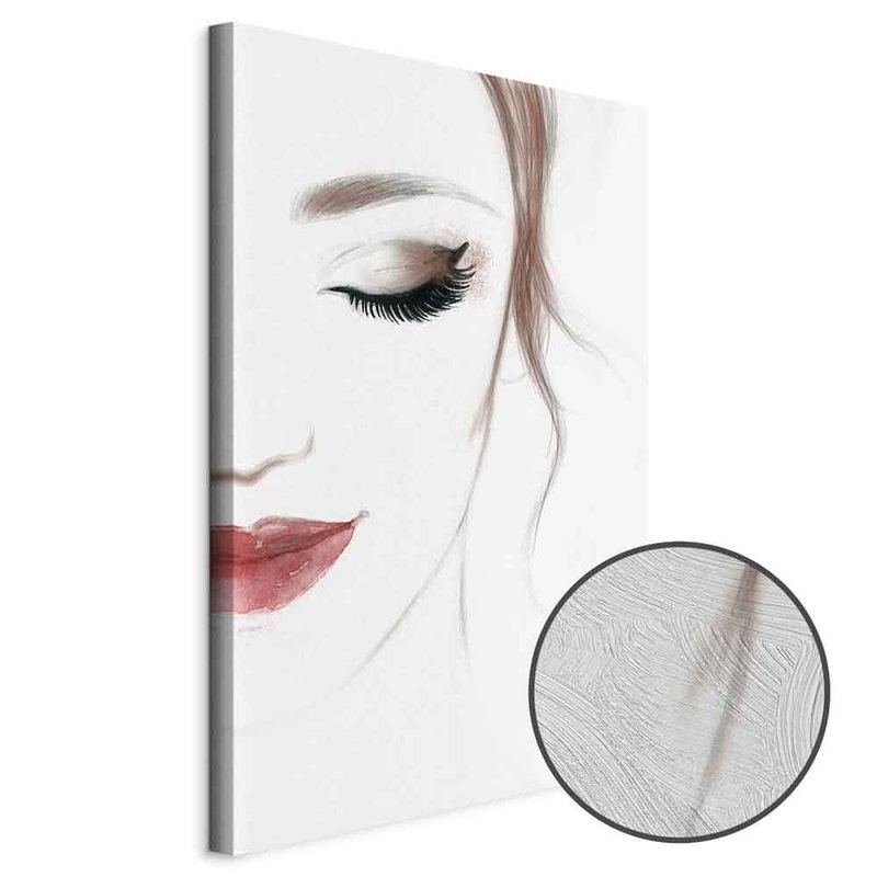 Produktvy av Delicate beauty. En rund detaljförstoring visar den strukturerade gelytan.