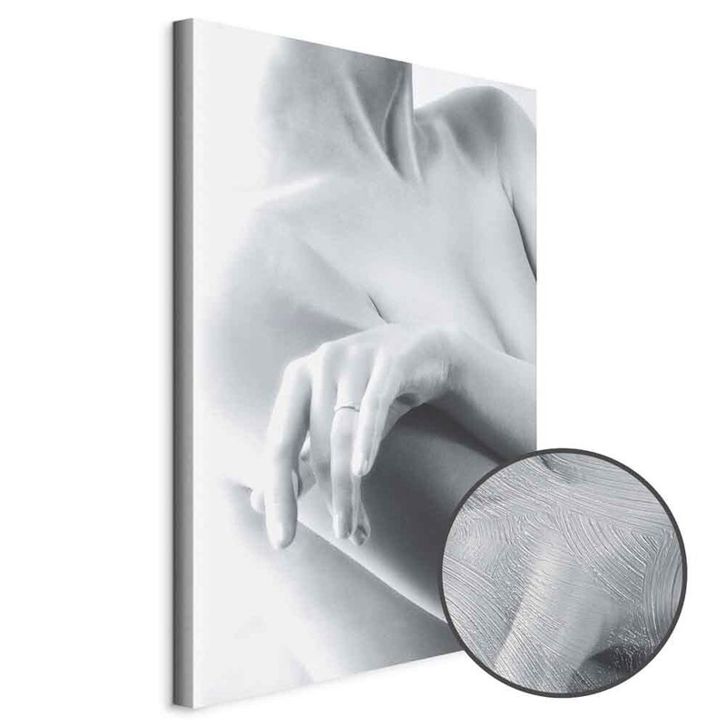 Produktvy av Feminine delicacy. En rund detaljförstoring visar den strukturerade gelytan.