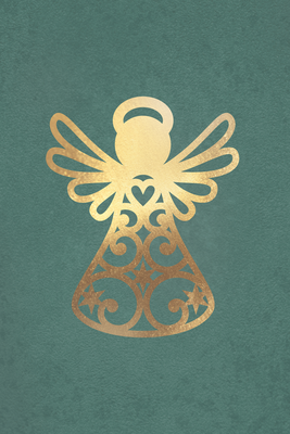 Vooraanzicht van Angelic christmas. De volledige gedrukte compositie is te zien zonder het schuine productaanzicht of de detailopname van het geloppervlak.