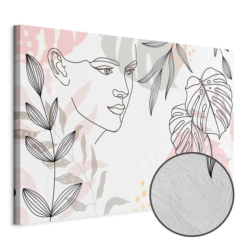 Produktvy av The wildness of a woman. En rund detaljförstoring visar den strukturerade gelytan.