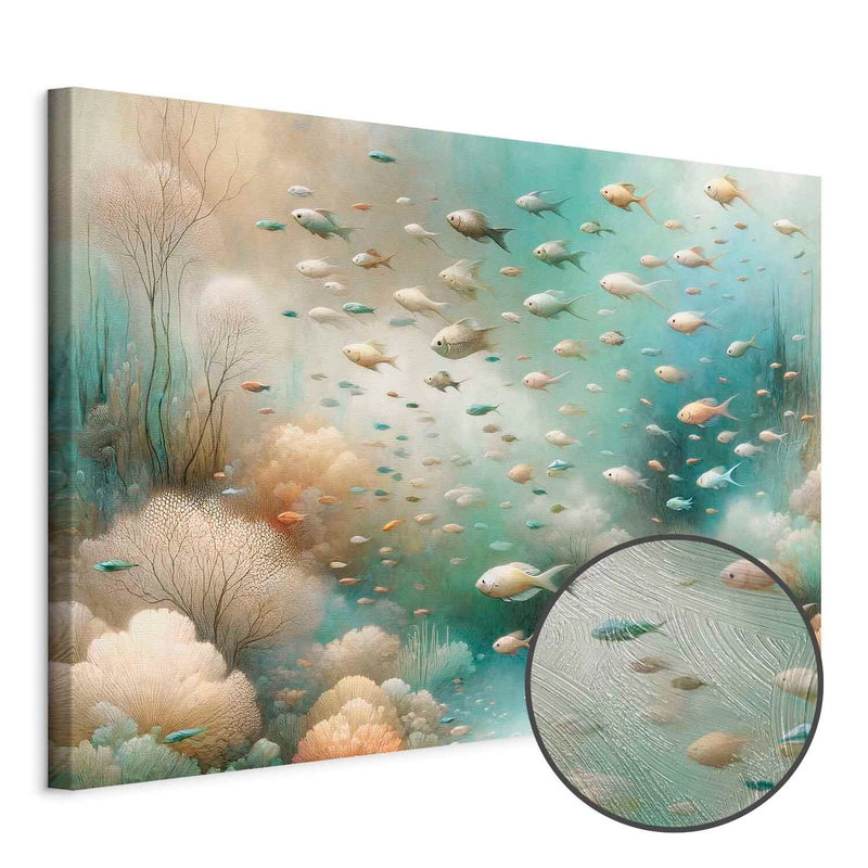 Produktvy av Oceanic beauty. En rund detaljförstoring visar den strukturerade gelytan.