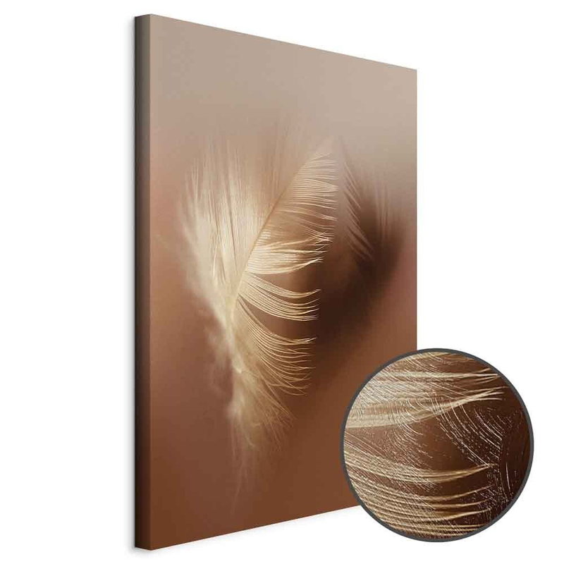 Produktvy av Autumn fluff. En rund detaljförstoring visar den strukturerade gelytan.
