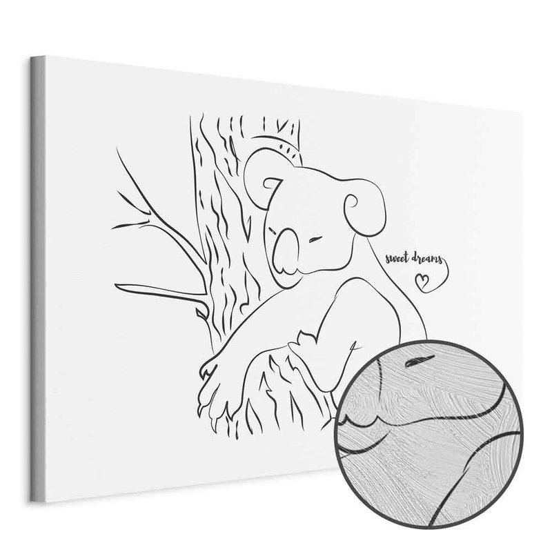 Produktvy av Quiet charm of nature -. En rund detaljförstoring visar den strukturerade gelytan.