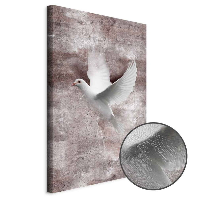 Produktvy av Love in flight. En rund detaljförstoring visar den strukturerade gelytan.