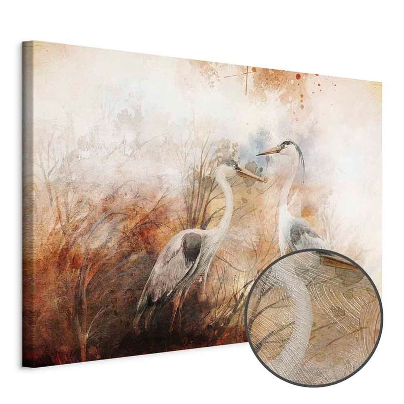 Produktvy av Herons on the hunt wide. En rund detaljförstoring visar den strukturerade gelytan.