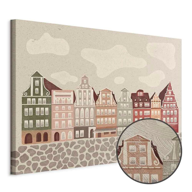 Produktvy av Salt - colorful illustrated. En rund detaljförstoring visar den strukturerade gelytan.