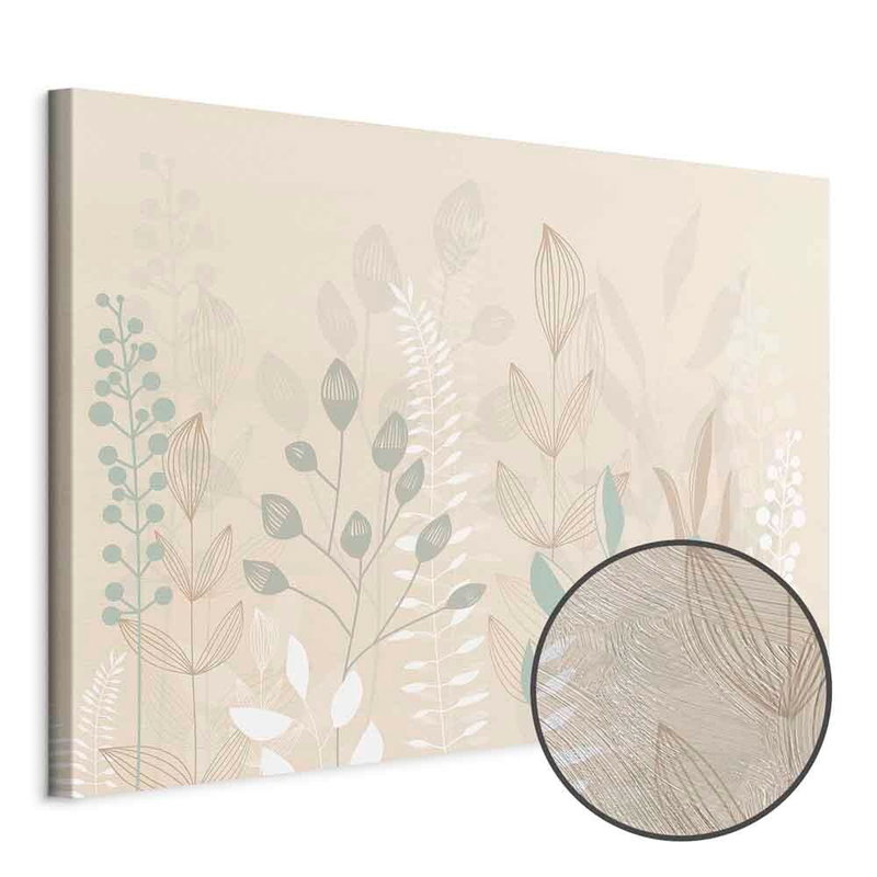 Produktvy av Morning in the meadow -. En rund detaljförstoring visar den strukturerade gelytan.
