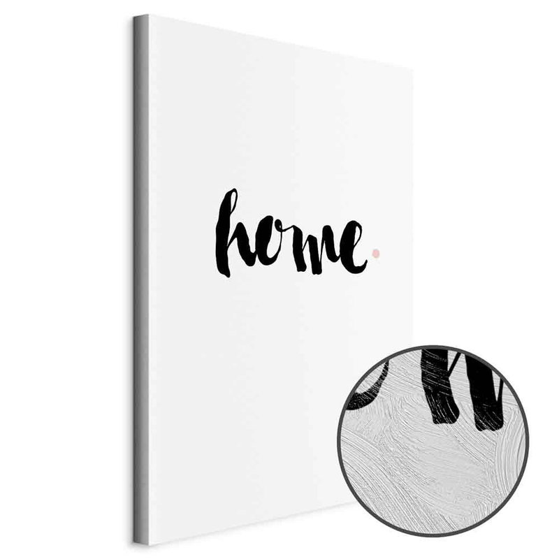Produktvy av Home and dot. En rund detaljförstoring visar den strukturerade gelytan.