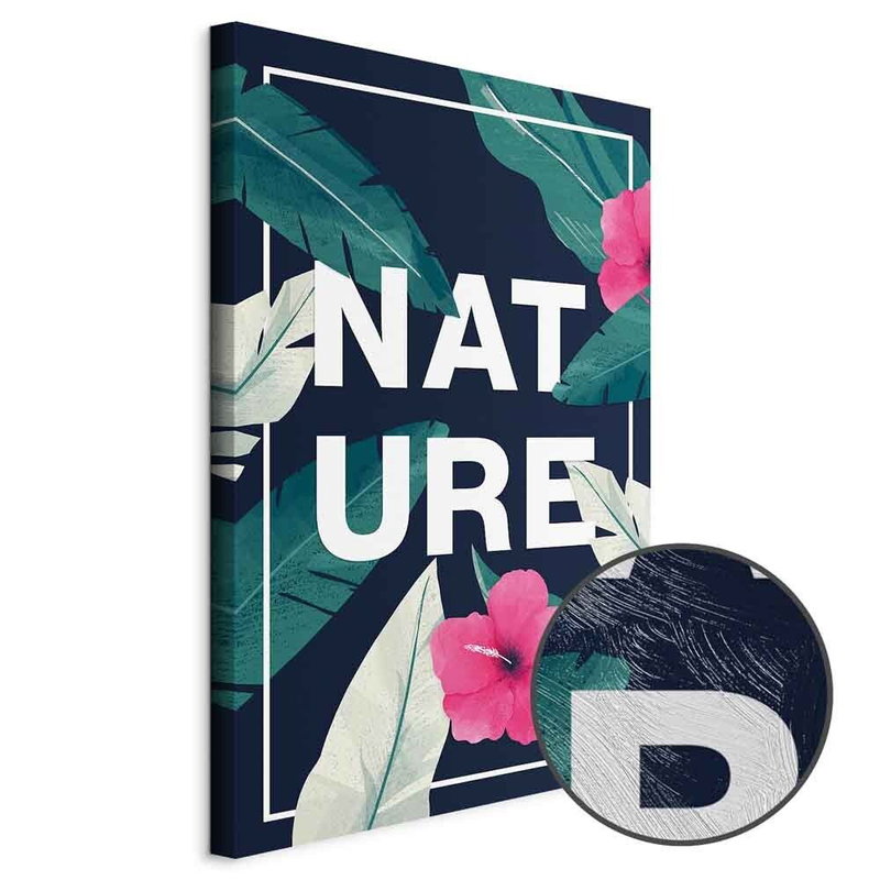 Produktvy av Nature. En rund detaljförstoring visar den strukturerade gelytan.