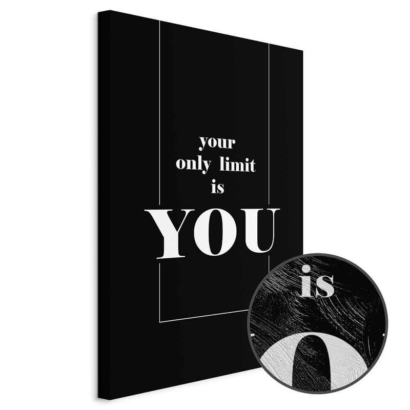 Produktvy av Key to success - black and. En rund detaljförstoring visar den strukturerade gelytan.