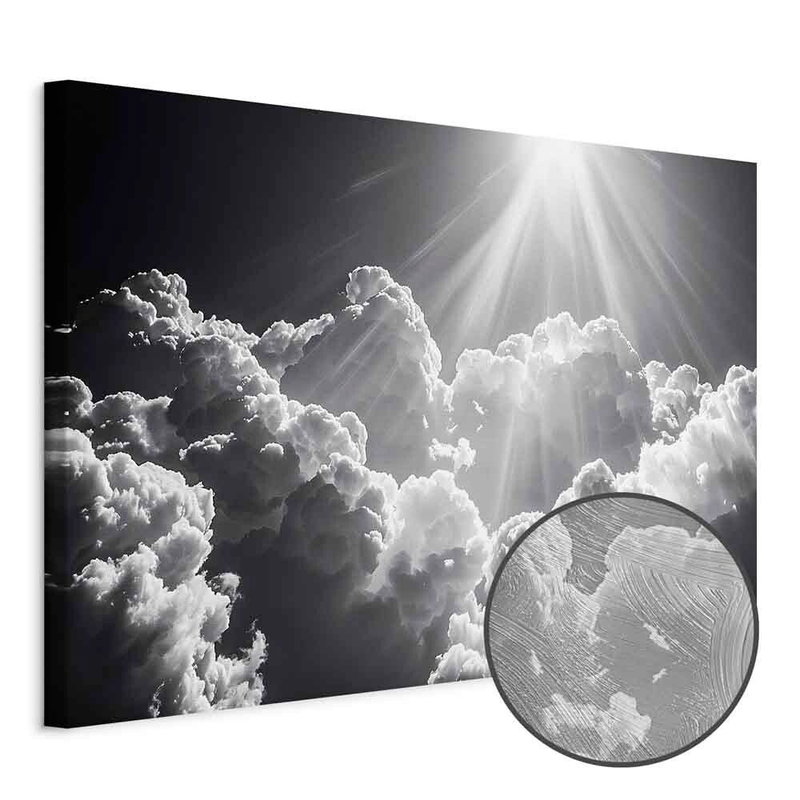Produktvy av Hope in the clouds inspiring. En rund detaljförstoring visar den strukturerade gelytan.