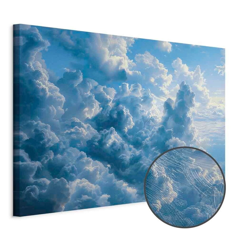 Produktvy av Ocean in the air waving. En rund detaljförstoring visar den strukturerade gelytan.
