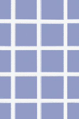 Vooraanzicht van Lines and symmetry -. De volledige gedrukte compositie is te zien zonder het schuine productaanzicht of de detailopname van het geloppervlak.