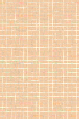 Vooraanzicht van Waving lines - creamy grid. De volledige gedrukte compositie is te zien zonder het schuine productaanzicht of de detailopname van het geloppervlak.
