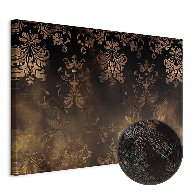 Produktvy av Baroque ornaments in. En rund detaljförstoring visar den strukturerade gelytan.