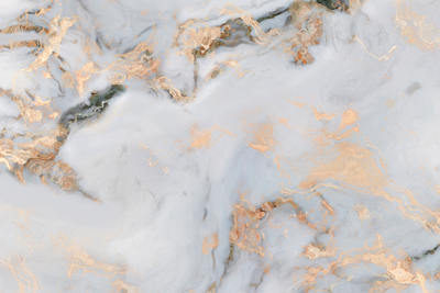 Vooraanzicht van White stone elegant marble. De volledige gedrukte compositie is te zien zonder het schuine productaanzicht of de detailopname van het geloppervlak.