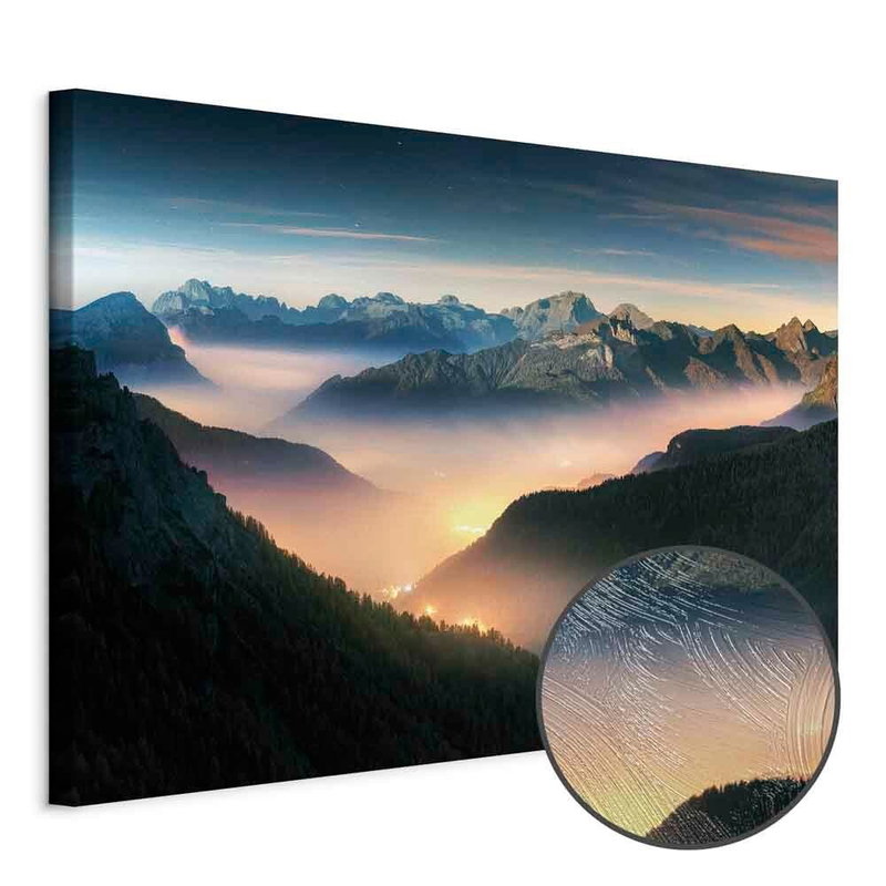 Produktvy av Mountain breath wide -. En rund detaljförstoring visar den strukturerade gelytan.