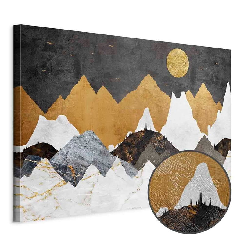 Produktvy av Cold night wide. En rund detaljförstoring visar den strukturerade gelytan.