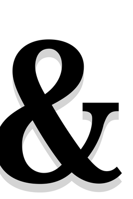 Vooraanzicht van Decorative letter. De volledige gedrukte compositie is te zien zonder het schuine productaanzicht of de detailopname van het geloppervlak.