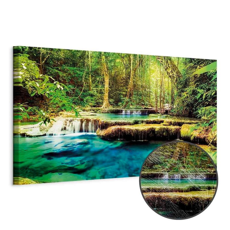 Produktvy av A jewel of nature. En rund detaljförstoring visar den strukturerade gelytan.