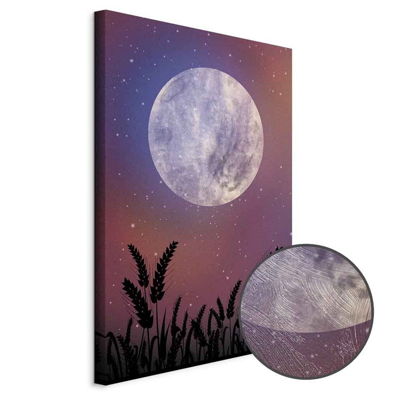 Produktvy av Night in the country. En rund detaljförstoring visar den strukturerade gelytan.