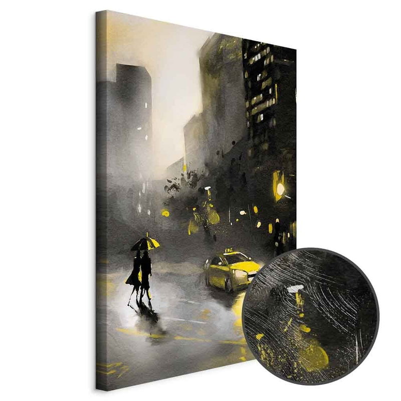 Produktvy av City glow. En rund detaljförstoring visar den strukturerade gelytan.