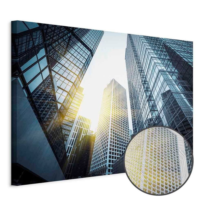 Produktvy av In a big city wide - third. En rund detaljförstoring visar den strukturerade gelytan.
