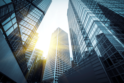 Vooraanzicht van In a big city wide - third. De volledige gedrukte compositie is te zien zonder het schuine productaanzicht of de detailopname van het geloppervlak.