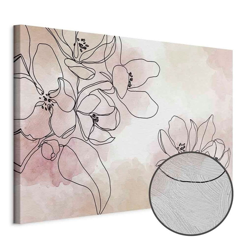 Produktvy av Peaceful composition wide. En rund detaljförstoring visar den strukturerade gelytan.