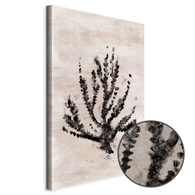 Produktvy av Sea plant. En rund detaljförstoring visar den strukturerade gelytan.