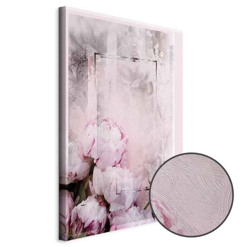 Produktvy av Beginning of spring. En rund detaljförstoring visar den strukturerade gelytan.