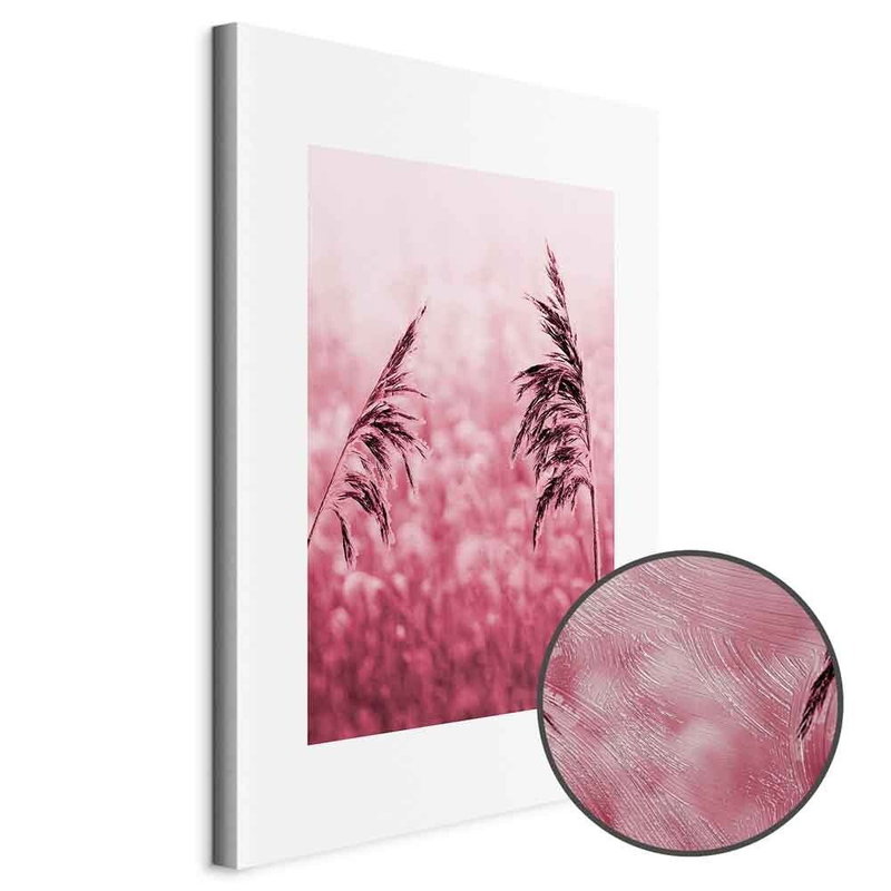 Produktvy av Ruby stalk. En rund detaljförstoring visar den strukturerade gelytan.