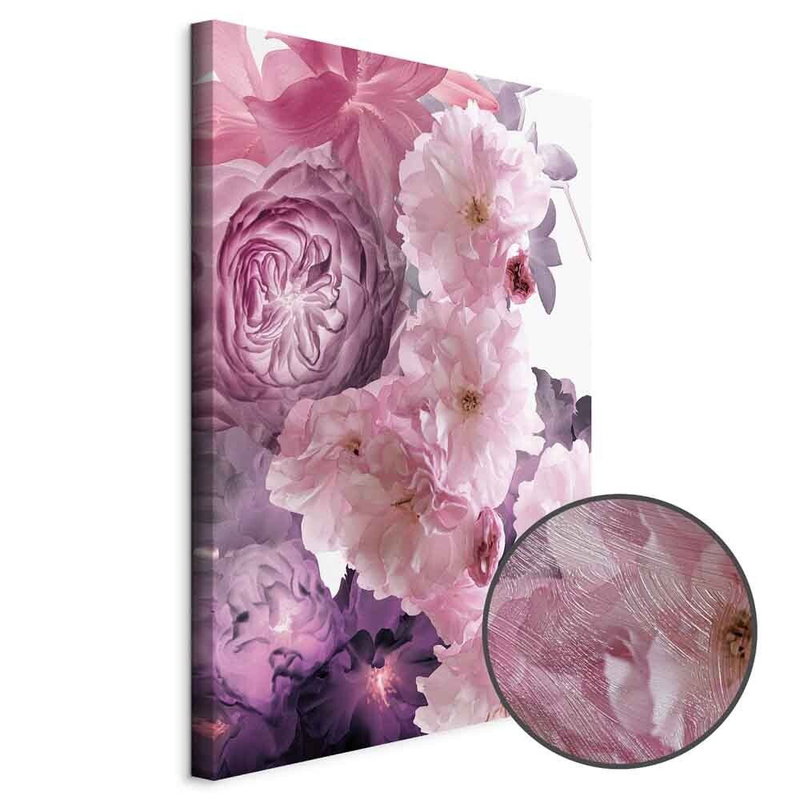 Produktvy av Garden of floral scents -. En rund detaljförstoring visar den strukturerade gelytan.