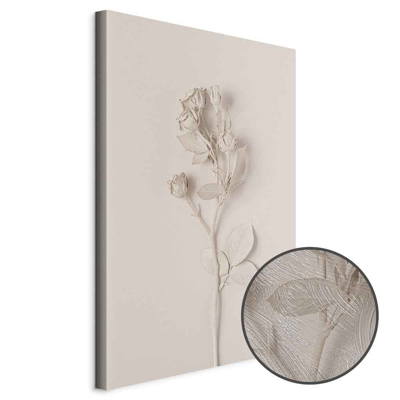 Produktvy av Harmonious rose. En rund detaljförstoring visar den strukturerade gelytan.