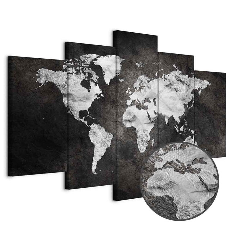 Produktvy av Dark world wide. En rund detaljförstoring visar den strukturerade gelytan.