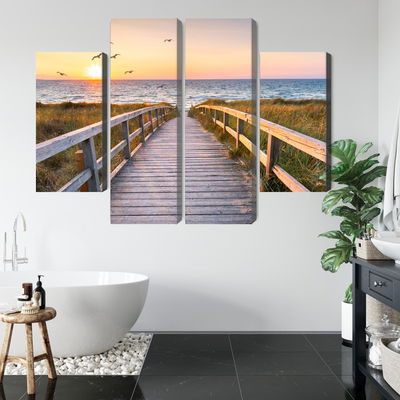 Ljuddämpande tavla - North sea pier 3d