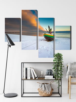 Ljuddämpande tavla - Fishing boat