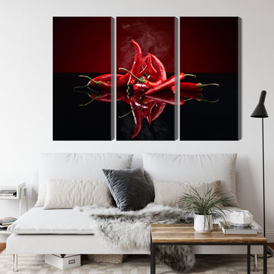 Ljuddämpande tavla - Red chili peppers