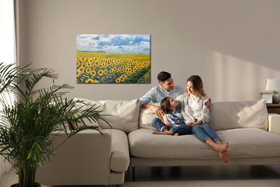 Ljuddämpande tavla - Summer landscape