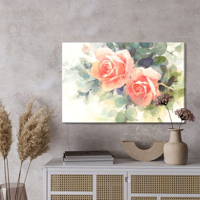 Ljuddämpande tavla - Beautiful colorful roses
