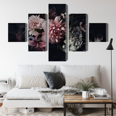 Ljuddämpande tavla - Flowers in vintage style