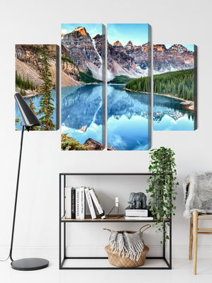 Ljuddämpande tavla - Moraine Lake in banff