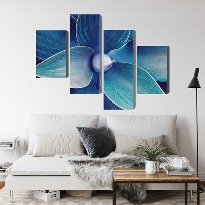 Ljuddämpande tavla - Top view of the plant